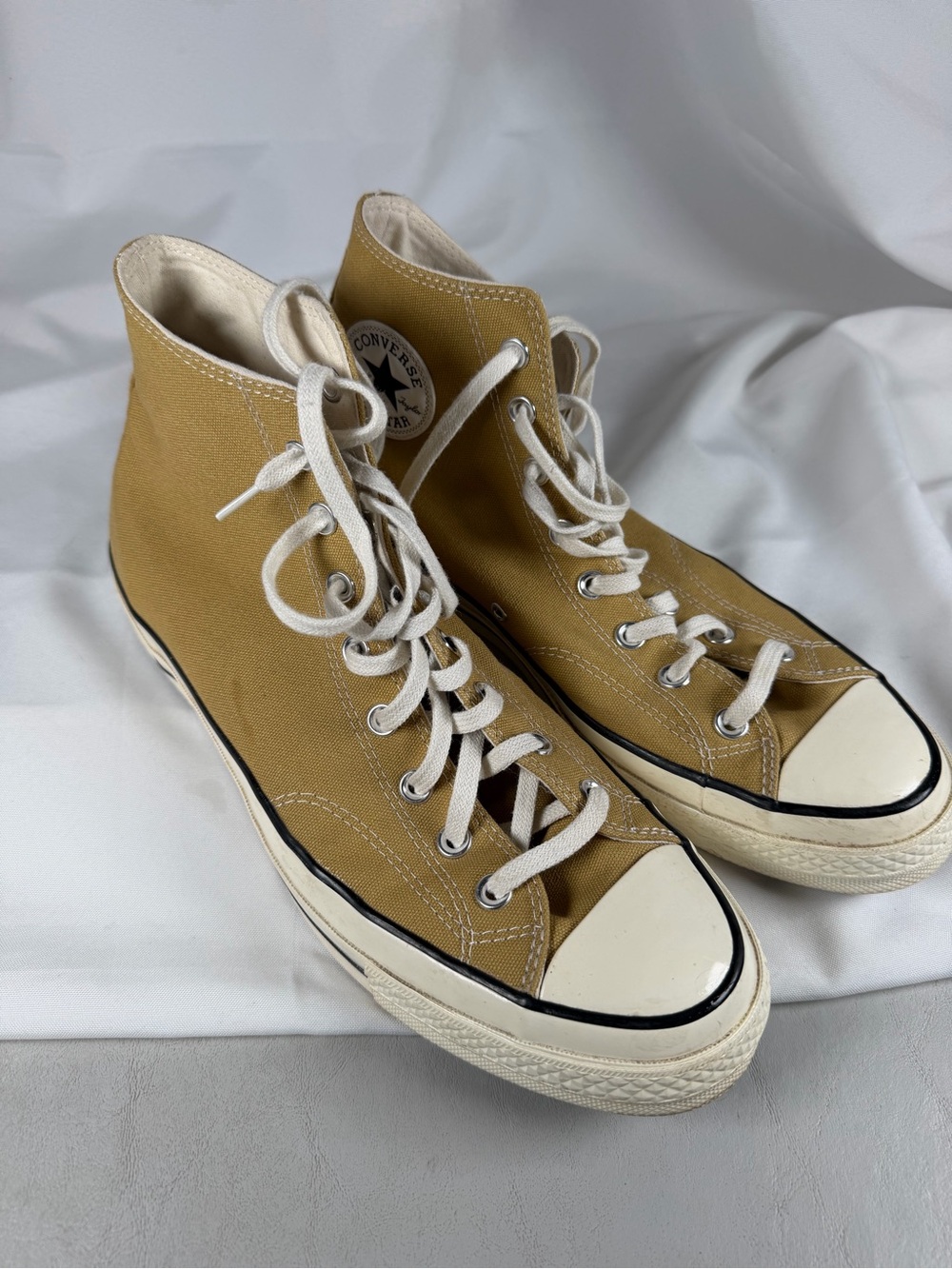 Converse Chuck 70 High Top Sneakers Mustard Yellow 11